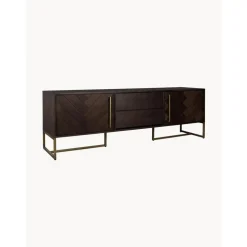Credenza Bassa A Spina Di Pesce Con Finitura In Legno Di Acacia Class