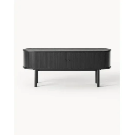 Credenza Bassa Con Fronte Scanalato Calary