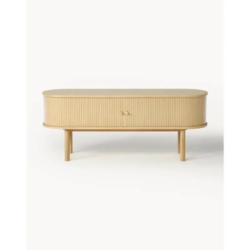 Credenza Bassa Con Fronte Scanalato Calary