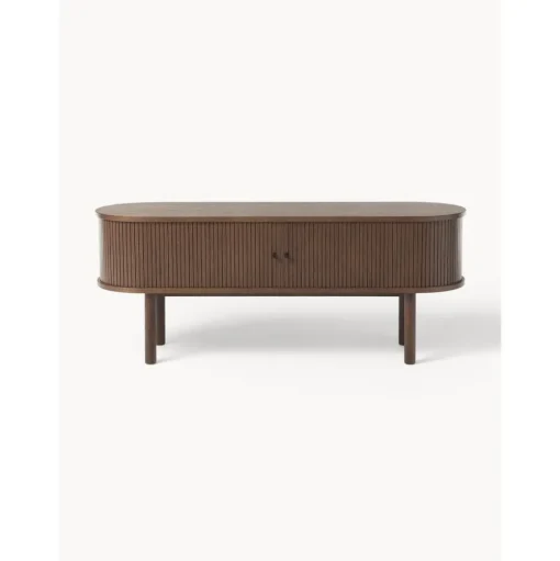 Credenza Bassa Con Fronte Scanalato Calary