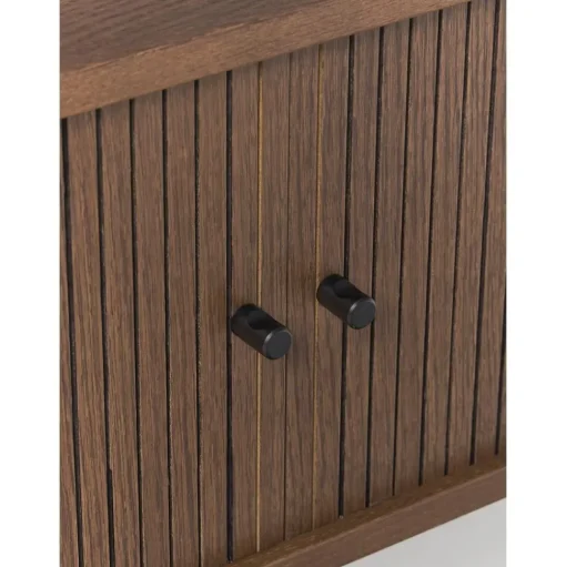 Credenza Bassa Con Fronte Scanalato Calary