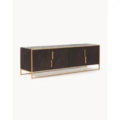 Credenza Bassa Harry In Legno Di Mango Massiccio
