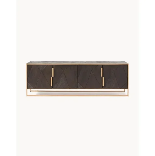 Credenza Bassa Harry In Legno Di Mango Massiccio