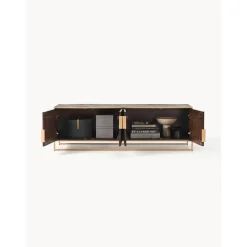 Credenza Bassa Harry In Legno Di Mango Massiccio