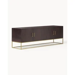 Credenza Bassa In Legno Di Mango Massiccio Lyle