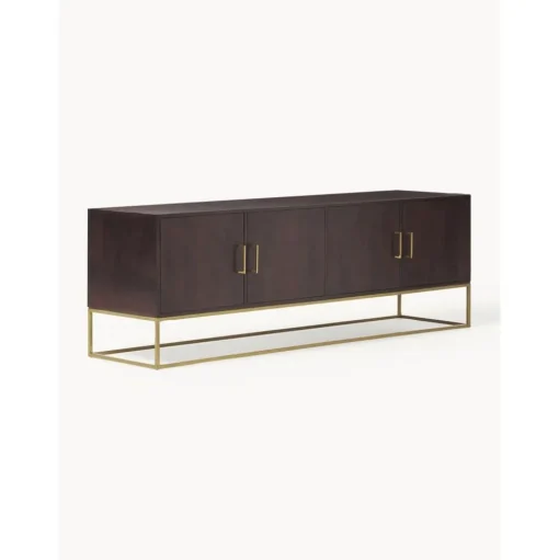 Credenza Bassa In Legno Di Mango Massiccio Lyle