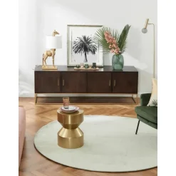 Credenza Bassa In Legno Di Mango Massiccio Lyle