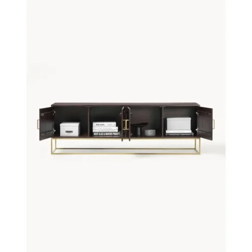 Credenza Bassa In Legno Di Mango Massiccio Lyle