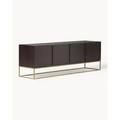 Credenza Bassa In Legno Di Mango Massiccio Lyle