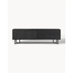 Credenza Bassa In Legno Massiccio Con Ante Luca
