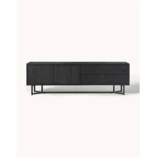 Credenza Bassa In Legno Massiccio Con Ante Luca