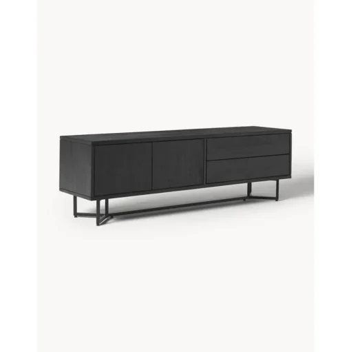Credenza Bassa In Legno Massiccio Con Ante Luca