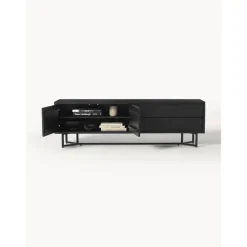 Credenza Bassa In Legno Massiccio Con Ante Luca
