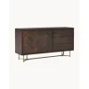 Credenza Con Ante In Legno Massiccio A Spina Di Pesce Luca