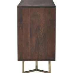 Credenza Con Ante In Legno Massiccio A Spina Di Pesce Luca