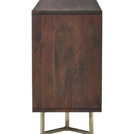 Credenza Con Ante In Legno Massiccio A Spina Di Pesce Luca