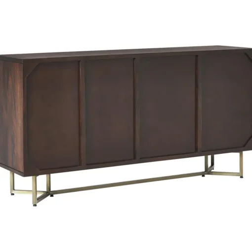Credenza Con Ante In Legno Massiccio A Spina Di Pesce Luca