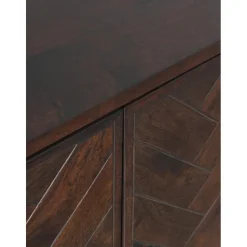 Credenza Con Ante In Legno Massiccio A Spina Di Pesce Luca