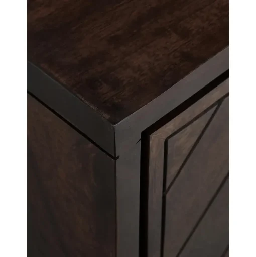 Credenza Con Motivo A Spina Di Pesce E Ante Luca