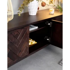 Credenza Con Motivo A Spina Di Pesce E Ante Luca