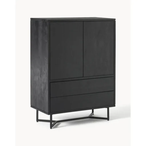 Credenza In Legno Di Mango Massiccio Con Ante E Cassetti Luca