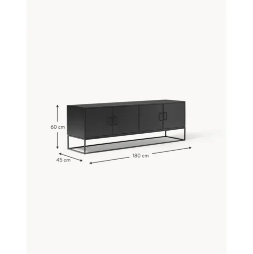 Credenza In Legno Di Mango Massiccio Con Ante Lyle