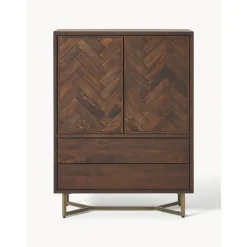Credenza In Legno Di Mango Massiccio Con Ante E Cassetti Luca