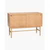 Credenza In Legno Di Quercia Con Motivo Spina Di Pesce Herringbone