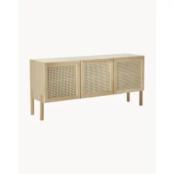 Credenza In Legno Di Quercia Con Intreccio Viennese Jolie