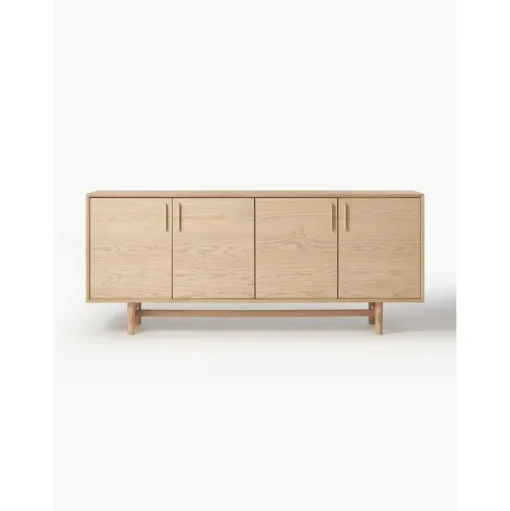 Credenza In Legno Di Quercia Con Ante Diana