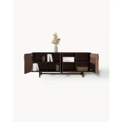 Credenza In Legno Di Quercia Con Ante Diana
