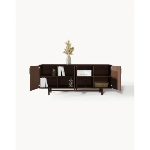 Credenza In Legno Di Quercia Con Ante Diana