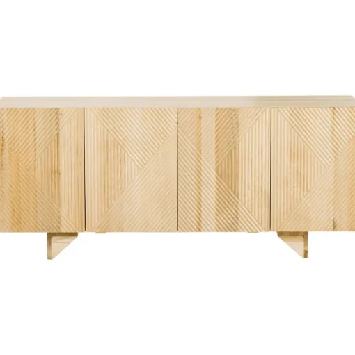 Credenza In Legno Massiccio Con Ante Louis