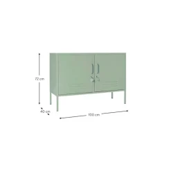 Credenza In Metallo Con Ante Midi