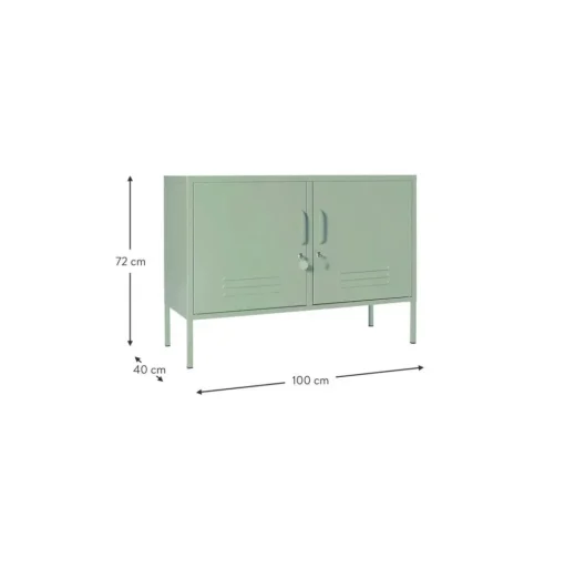 Credenza In Metallo Con Ante Midi