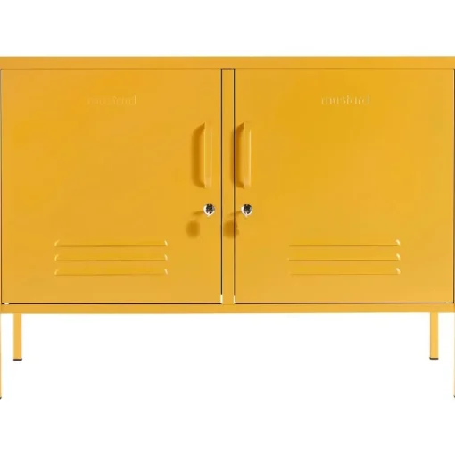 Credenza In Metallo Con Ante Mustard
