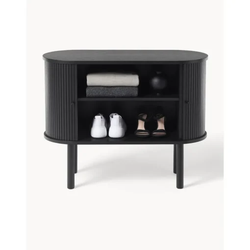 Credenza Piccola Con Fronte Scanalato Calary