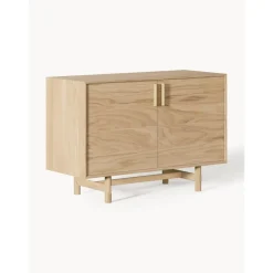 Credenza Piccola In Legno Di Quercia Con Ante Diana