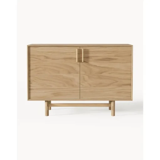 Credenza Piccola In Legno Di Quercia Con Ante Diana