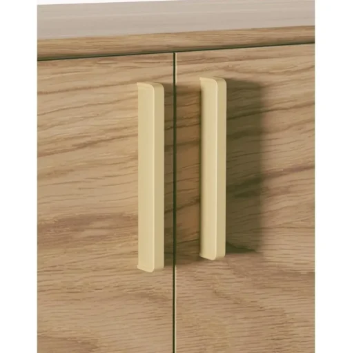 Credenza Piccola In Legno Di Quercia Con Ante Diana