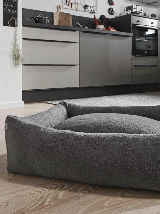 Cuccia Per Cani In Tessuto Boucle Teddy, In Diverse Misure