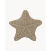 Cuscino A Maglia Grossa Color Beige Sparkle