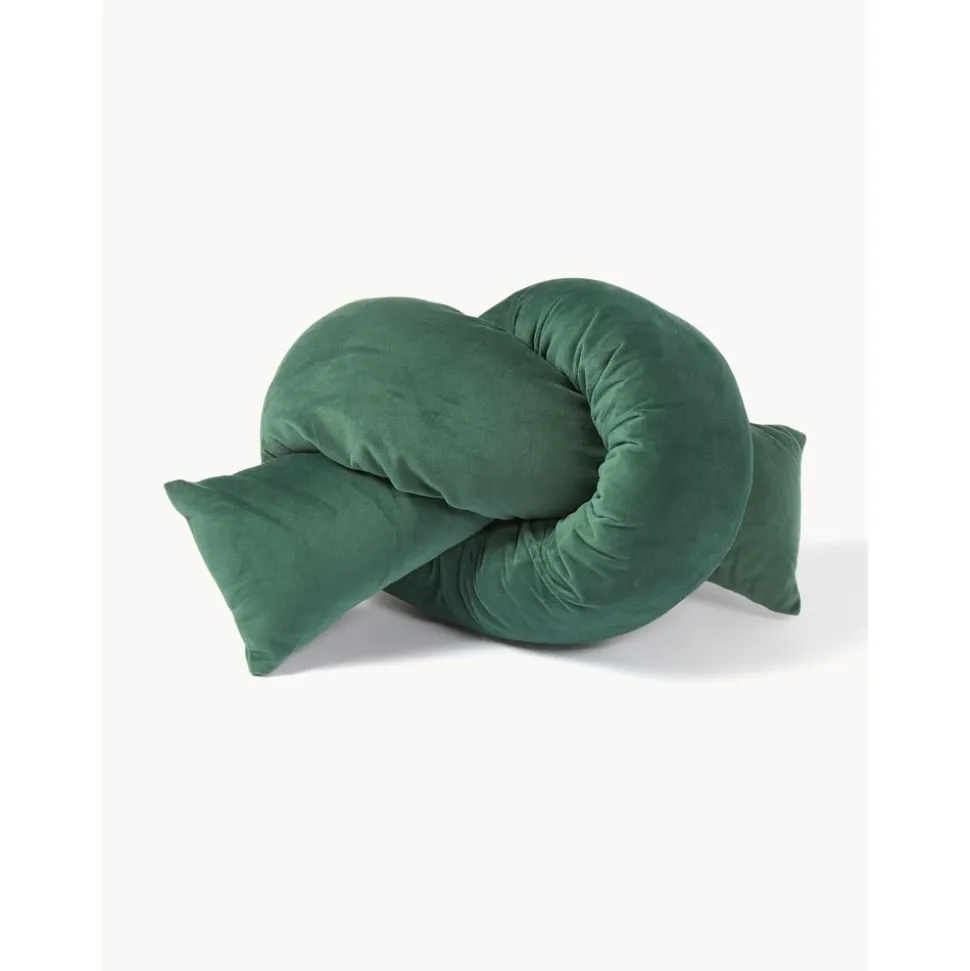 Cuscino Decorativo Imbottito In Velluto Knot