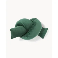 Cuscino Decorativo Imbottito In Velluto Knot
