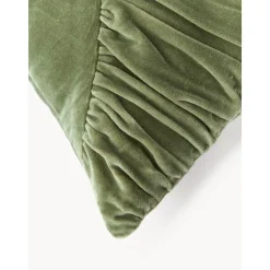 Cuscino In Velluto Con Balze Vada