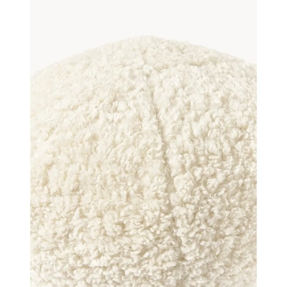 Cuscino Rotondo In Teddy Dotty