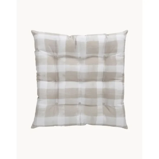 Cuscino Sedia In Cotone A Quadretti Milene
