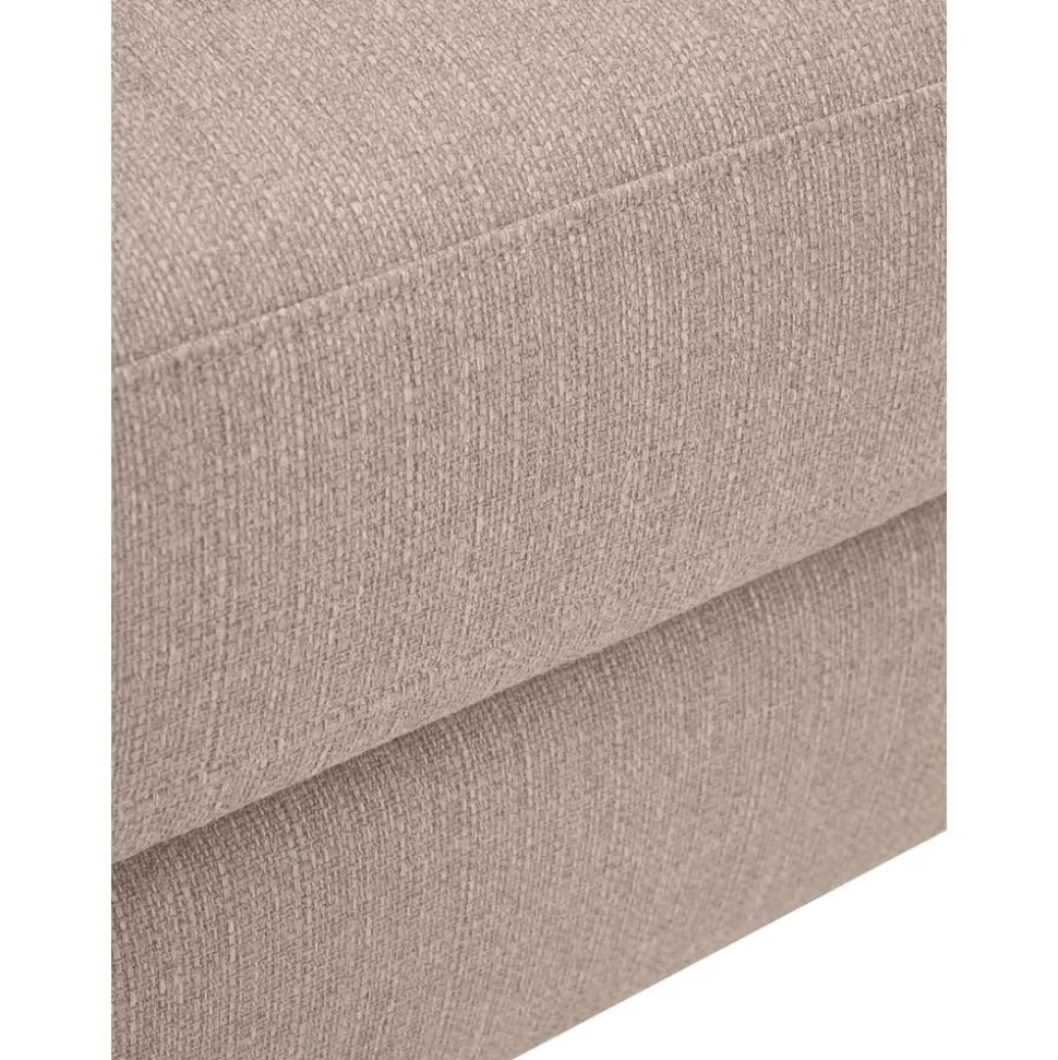 Divano 3 Posti Con Piedini In Metallo Cucita