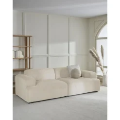 Divano 3 Posti In Velluto A Coste Melva