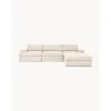 Divano Angolare Componibile 4 Posti Con Rivestimento Sfoderabile Russell